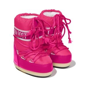 MOON BOOT toddler hot pink/fuchsia Snow Boots